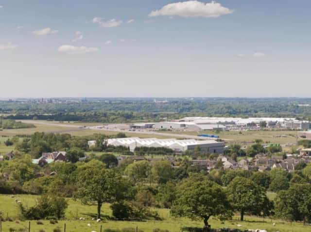 Lancashire's Enterprise Zone, next to BAE Systems at Samlesbury, could be the site of the UK's new cyber HQ.