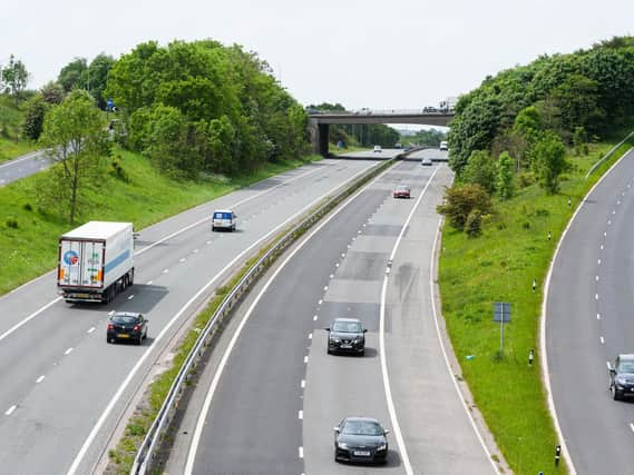 The three-mile section of the motorway between junction 8 at Hapton and junction 10 at Burnley is being resurfaced in both directions