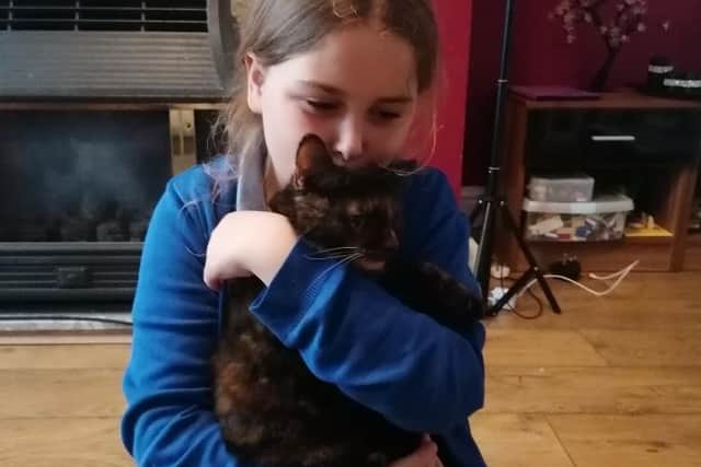 Ella was delighted to have Milly home