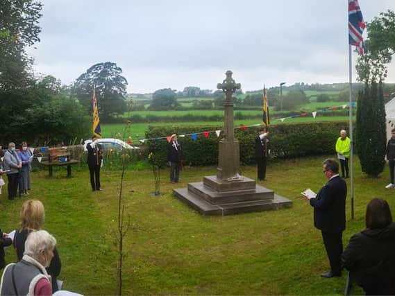 The Archdeacon of Lancaster came to Galgate rededicate the war memorial in a moving and traditional service.