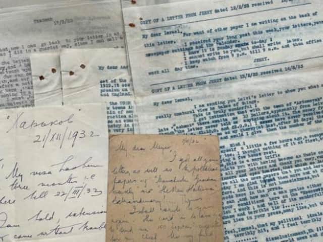 Jerry Berman's letters to his close friends Meyer and Sonia Fortes, Alison Marshall's grandparents.