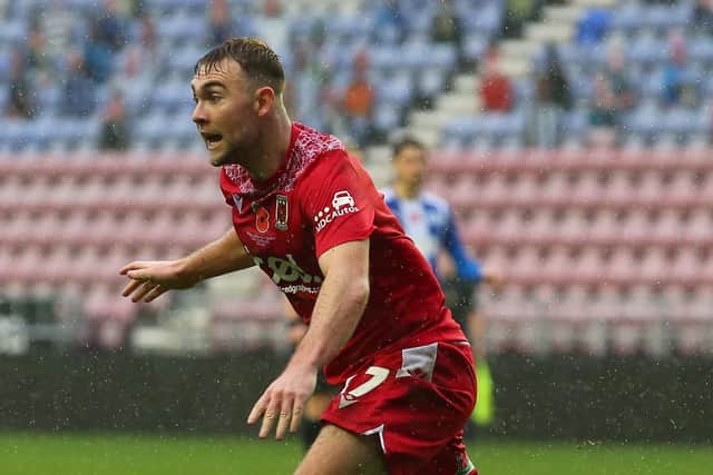 Connor Hall was on target in the victory at Croft Park (photo: Getty Images)