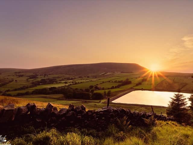 Sunset looking at Pendle Hill in July 2021 (Picture: Mark Stinchon)