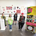 Aunty Social's exhibition of textile art, We're Sew Done, at Blackpool Central Library