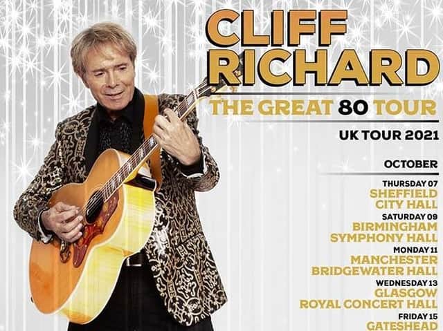 Sir Cliff Richard's Great 80 Tour is coming to Blackpool