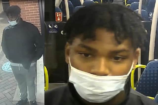 Do you recognise this man? Police believe this man may have information which could help their investigation following a robbery on a train between Preston and Chorley (Credit: British Transport Police)