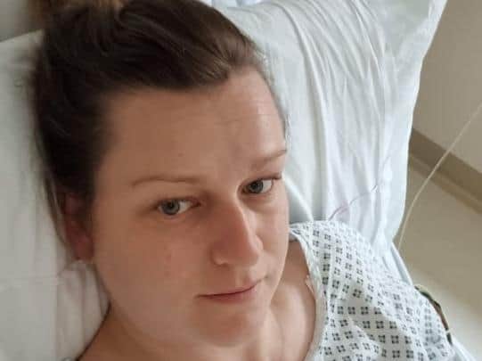 Laura Ward spent weeks alone at Preston Hospital after suffering a heart attack
