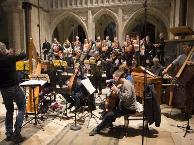 The Sixteen at Chichester Cathedral. Photo: Simon Jay Price.