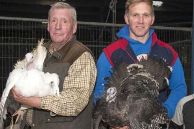 Michael Tomlinson and his son, Stewart, run Tomlinson's Turkeys- the family have reared turkeys at Salwick Hall Farm for over forty years.