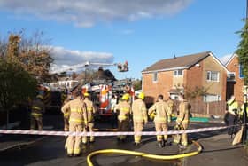 Firefighters confirmed they carried out a search of the property for any casualties following the explosion.