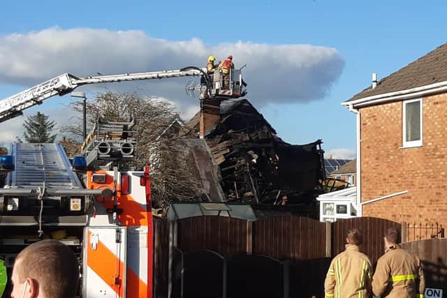 A suspected gas explosion resulted in a number of homes being evacuated in Clayton-le-Woods.