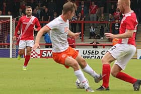 Liam Gibson had given Morecambe the lead