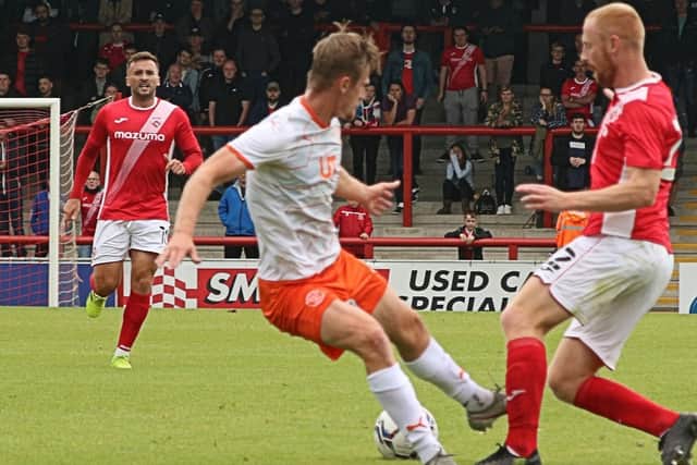 Liam Gibson had given Morecambe the lead