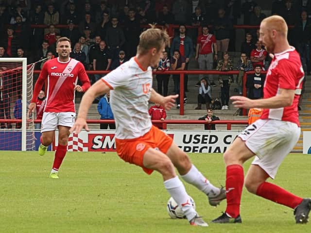 Liam Gibson had given Morecambe the lead