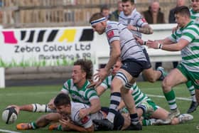 Match action from Hoppers versus Billingham (photo: Mike Craig)