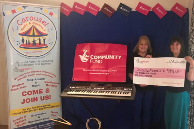 Carousel Music & Movement CIC was awarded nearly £1000 from the National Lottery Community Fund to support its Adults with Learning Needs Earth Project.