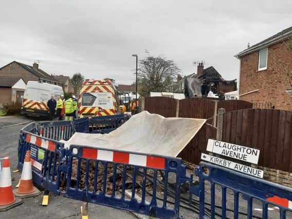 Gas company Cadent has confirmed that all "gas mains and service pipes" in the Kirkby Avenue area are in safe working order and the gas supply "did not contribute to or cause the explosion"