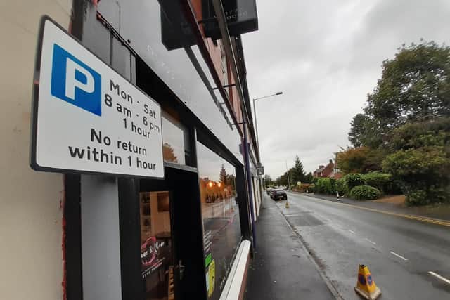 Short-stay parking on Priory Lane has been suspended while works are undertaken on nearby Liverpool Road and Kingsway to install a new segregated cycle lane