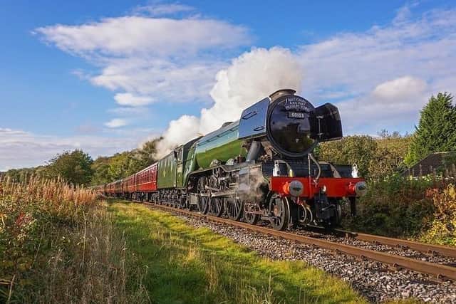 Rail buffs are in for a chance of getting a close-up view of the Flying Scotsman in Preston