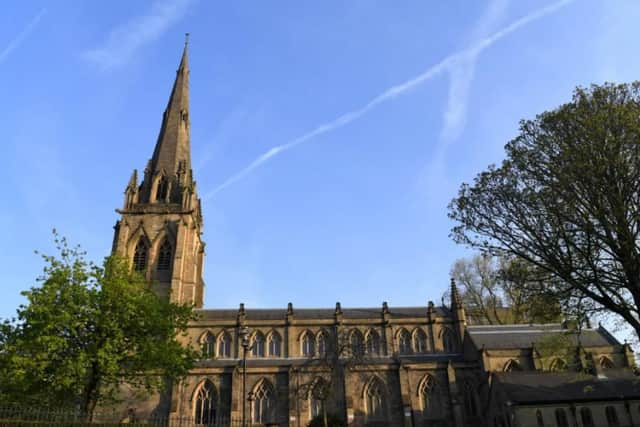 The rear of the Minster where the temporary annexe could be built.