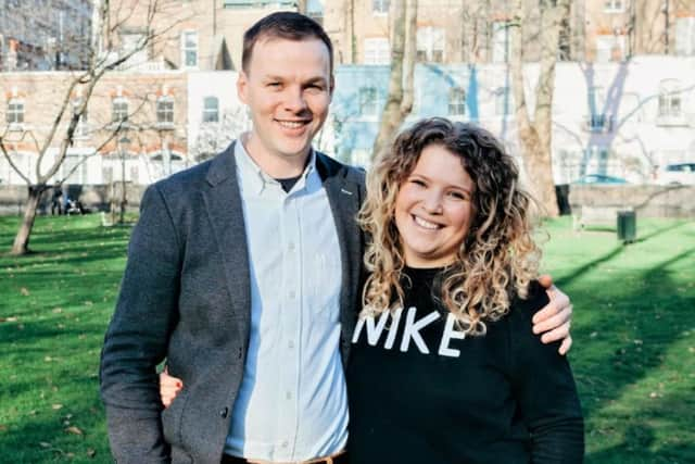 Vicar of Preston Rev Sam Haigh, pictured with his wife Hannah, has overseen a boom in attendances.