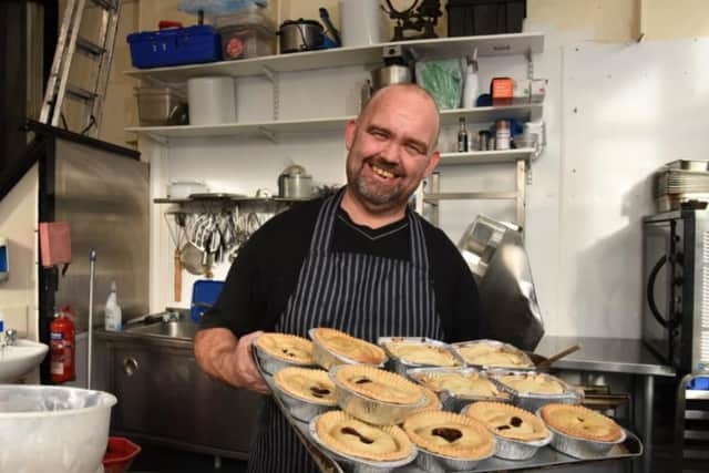 Paul Addison could be forced to reuse foil pie cases if the shortage begins to bite.