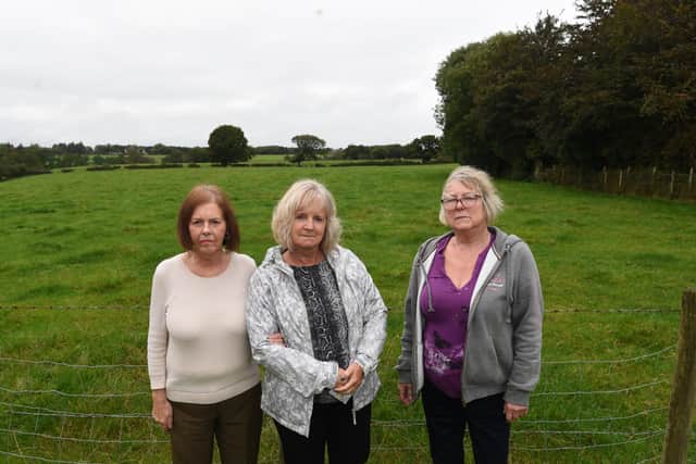 Plans have been submitted for a development off Darlington Street, Coppull, angering local residents including Maureen McNamara, Kim Mawdesley and Janet Riding.