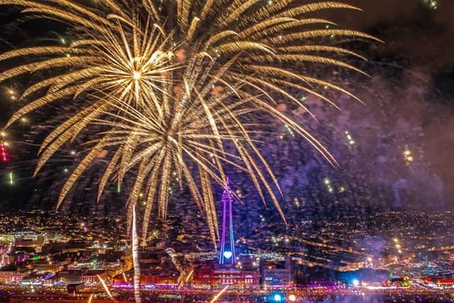 New Year's Eve Fireworks Spectacular at Blackpool Tower Headland