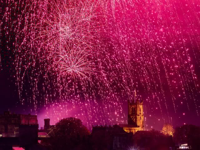 Sirotechnics fireworks displays for Light Up Lancaster are always a spectacular sight. Photo by Robin Zahler.