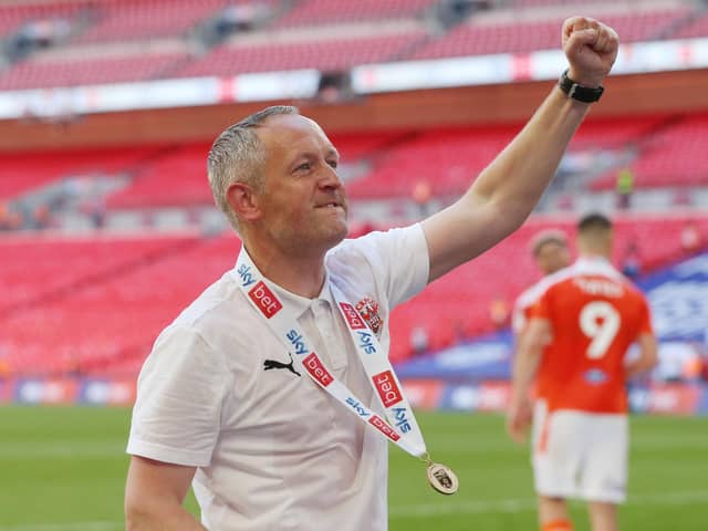 Neil Critchley guided Blackpool to promotion in his first season
