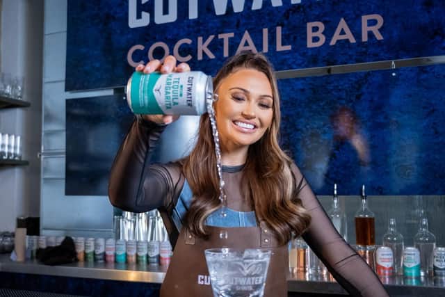 Charlotte Dawson switches up mum life for bar life on a recent working trip to London.