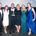 James Cole and the Panache Team at the awards ceremony