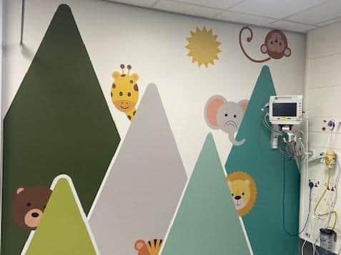 The new Children’s Waiting Area at the Royal Lancaster Infirmary.