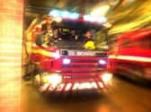 Firefighters attended the scene at Preston's Guild Hall