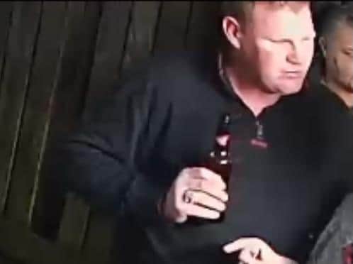 Police want to speak to this man after an assault at the Nags Head pub in Blackburn Road, Accrington at around 12.20am this morning (Sunday, October 24)