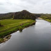 Part of the loop of the River Ribble at Samlesbury, near Preston, which adjoins the proposed extraction site (image: Kelvin Stuttard)