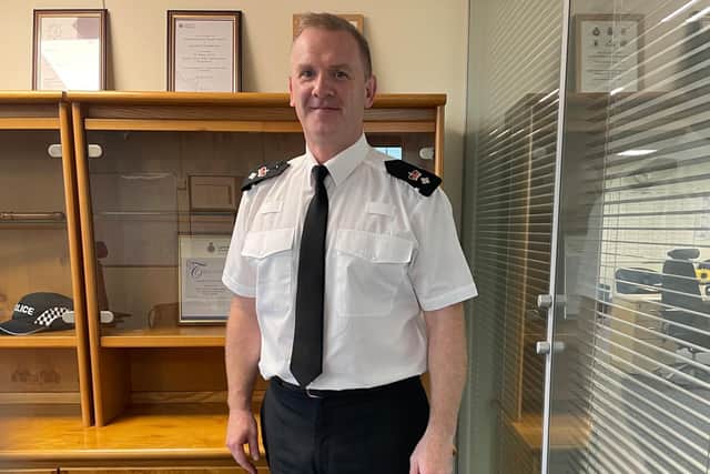 Chief Superintendent Eddie Newton who has recently been appointed Divisional Commander for Lancashire Constabulory's South Division.