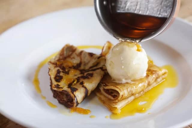 Crepes Suzette is a big favourite with pancake lovers.