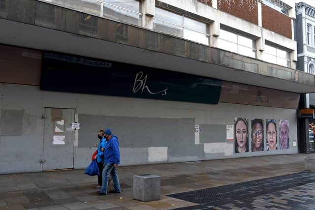 The BHS building on Fishergate is boarded up and has been empty for many years