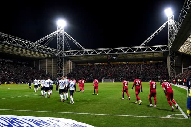 Preston North End and Liverpool take to the Deepdale pitch