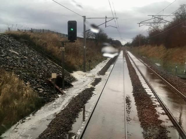 Rail passengers are being told not to travel north from Preston today (Friday, October 29) as heavy rain continues to disrupt services to Cumbria and Scotland