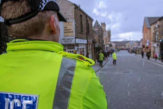 Police urge caution on roads due to weather conditions.
