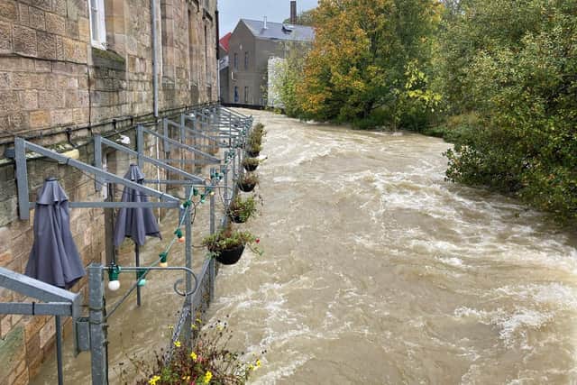 Rain has continued to fall overnight in Cumbria, after dozens of homes were flooded  in Cockermouth and road and rail travel was disrupted on Thursday (October 28)