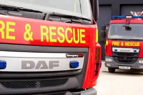 The Fire and Rescue Service came to the aid of an individual trapped on a river bank this afternoon.