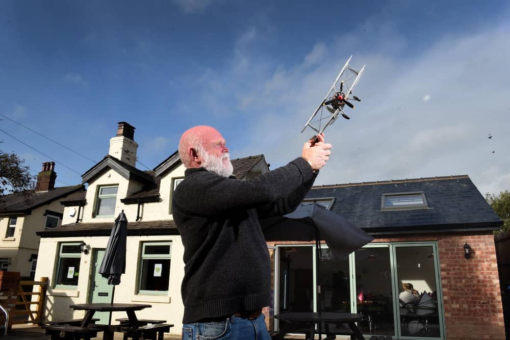 Time for the modelling sessions to take off again. Sam Markland is pictured otuside the new venue - Broughton's Toll Bar Cottage cafe and centre. Photo: Neil Cross
