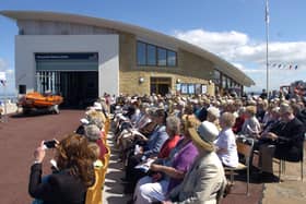 An appeal has been launched to raise money for a defibrillator to be placed outside the Morecambe RNLI’s Hovercraft station.
