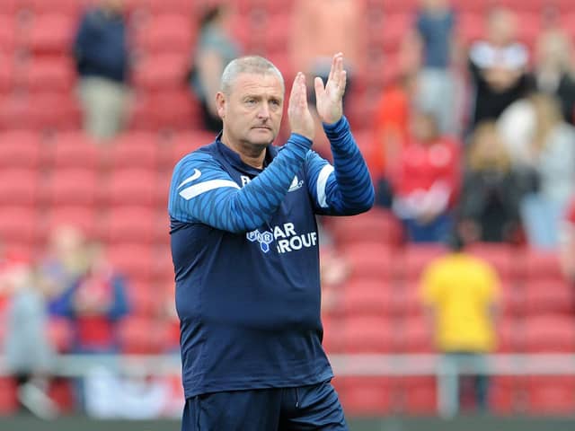 Preston North End head coach Frankie McAvoy