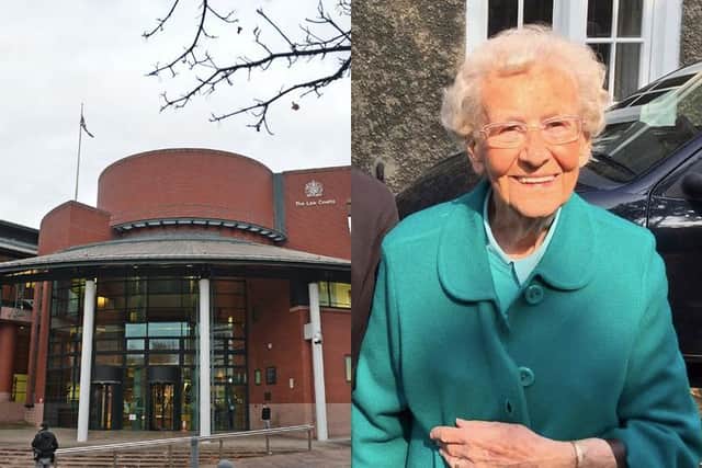 The case into Mary Gregory's death is being heard at Preston Crown Court.