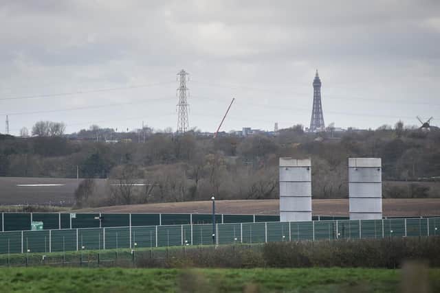 The now empty fracking site off Preston New Road