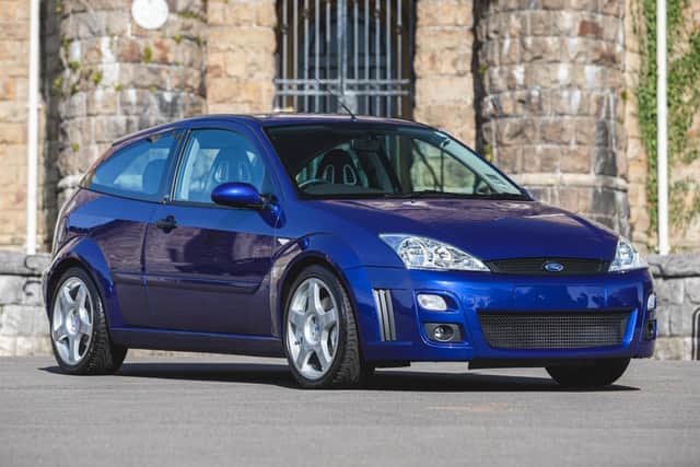 As new, the 2003 Focus with just 335 miles on the clock (Image Silverstone Auctions).